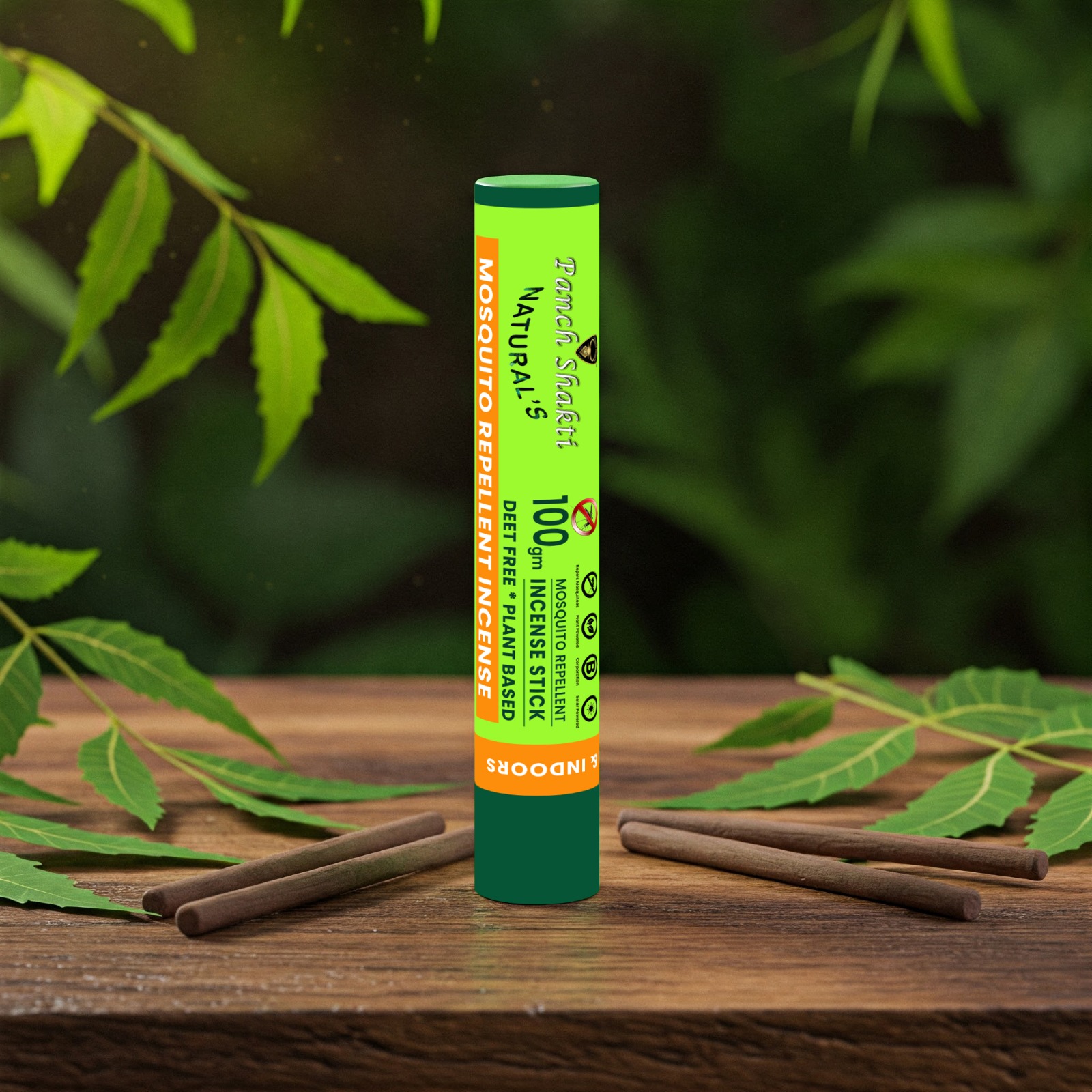 mosquito repellent stick by panch shakti natural incense stick dengue malaria chikungunya infused citronella lemongrass machar agarbatti