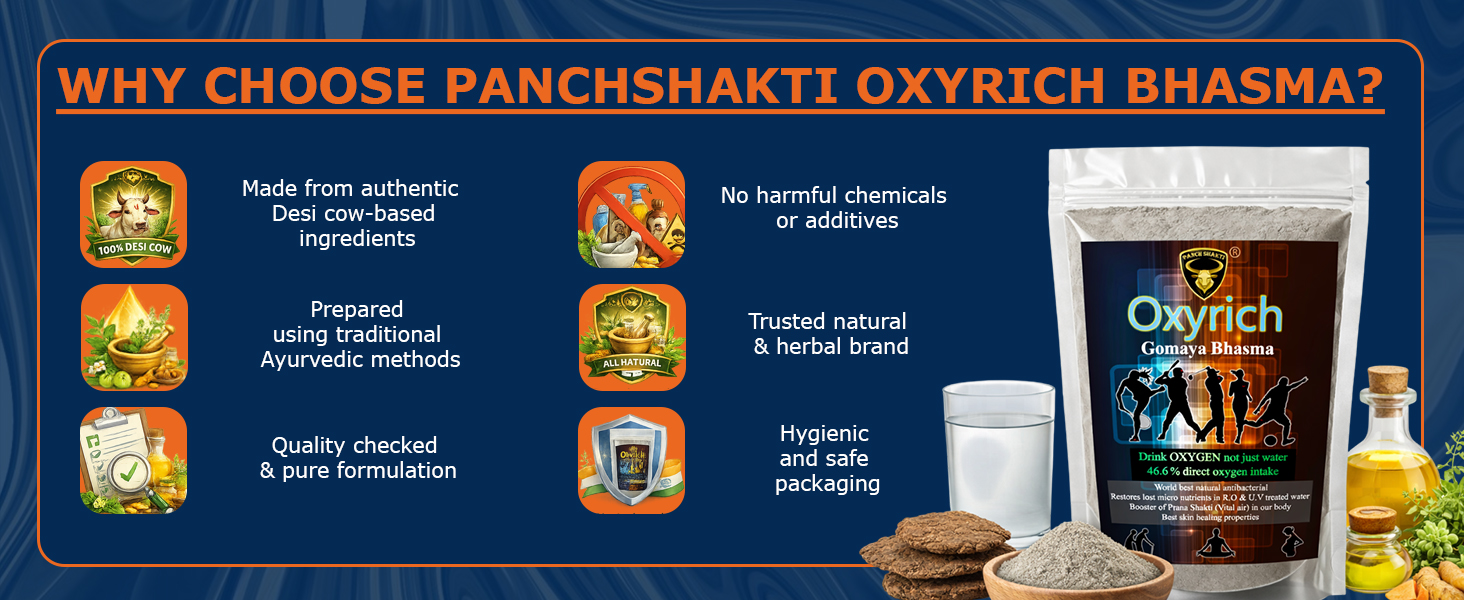 Oxyrich Gomaya Bhasma